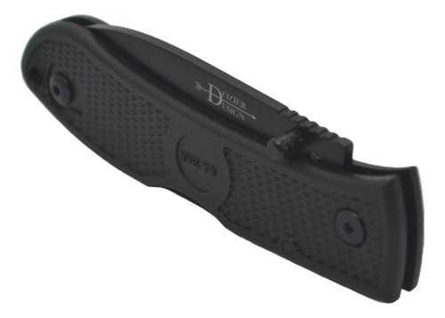 Canivete Ka-bar 4062 Dozier Black Blade Black Zytel Handles