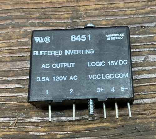 Crydom 6451 Solid State Relay Ac Output 3.5a 120vac New Ssm