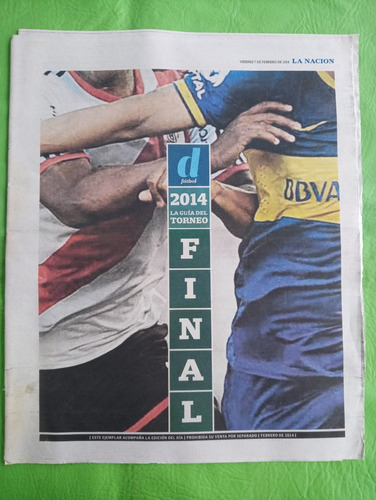 Guia Deportiva Futbol La Nacion Final 2014