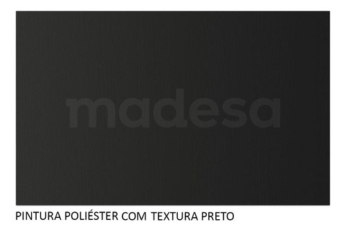 Mueble Mesa Para Tv Rack Madesa Con Pies Nm Color Negro