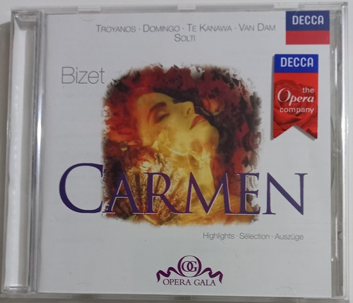 Bizet Carmen Highlights Troyanos/domingo/te Kanawa/solti Cd