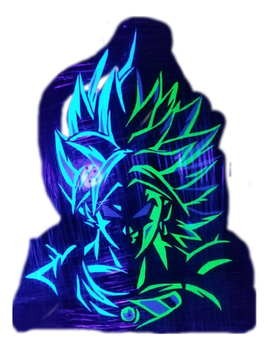 Cuadro Broly Pintura Neon