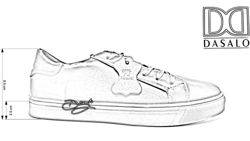 Tenis Urbano Para Caballero Estilo Sneaker Piel Genuina