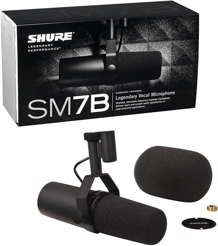Imagen 1 de 6 de Shure Sm7b - Micrófono Dinámico Cardioide