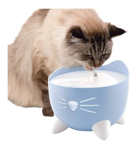 Fuente De Agua Led Para Gatos Catit Pixi 2.5lts Bebedero 