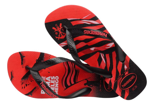 Chinelo Havaianas Original Time Futebol Flamengo