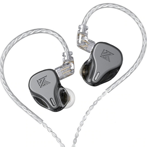 Auriculares Kz Dq6 Con Microfono Gris Monitoreo Hifi Profesional