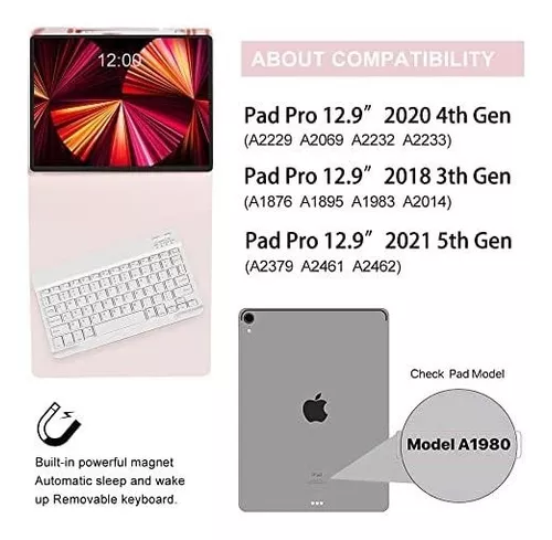 Nuevo Estuche Teclado iPad Pro 12.9 2021 5.a Generación, Con