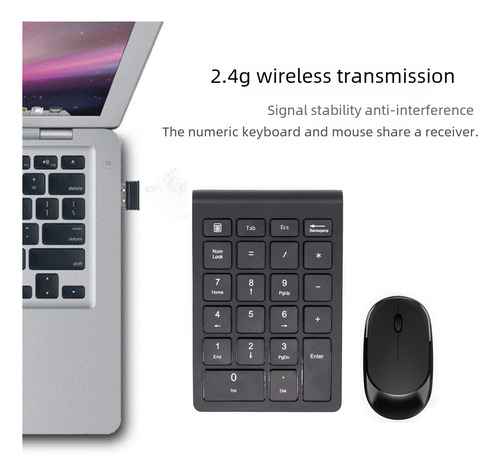 Para Combo De Teclado Y Ratón Inalámbricos De 2,4 G