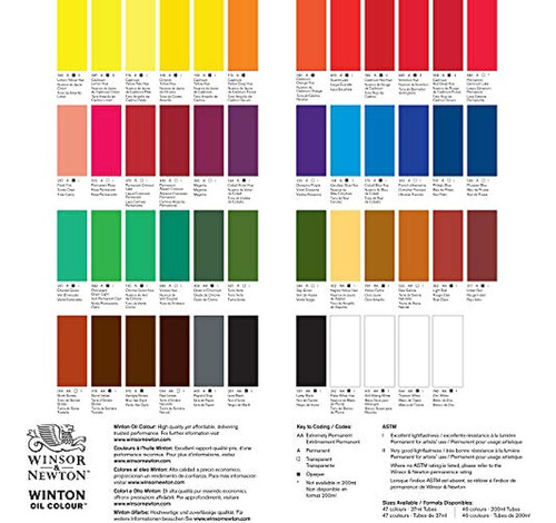 Pintura Al Óleo Winsor Y Newton Winton, Tubo De 37 Ml, Rosa