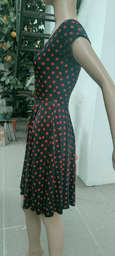 Imagen 7 de 10 de Vestido Pin Up Plato Seda Fría Todos Los Talles