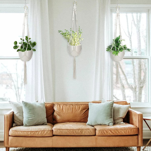 Colgador De Plantas De Macramé Titular De La Planta Colgante