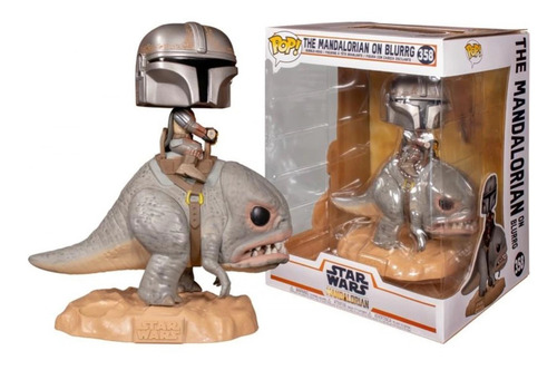 Funko Pop The Mandalorian On Blurrg #358 Rides Star Wars