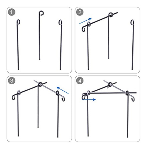 Soporte Portátil Para Fogata De Camping