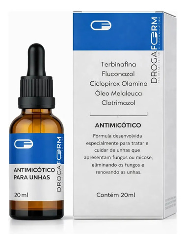 Antimicótico Forte Para Unhas 20 Ml (antifungico Completo ) Cor Neutro