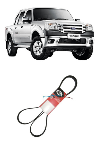 Correia Micro V Ford Ranger 3.0 Mwm 2011 Original Gates