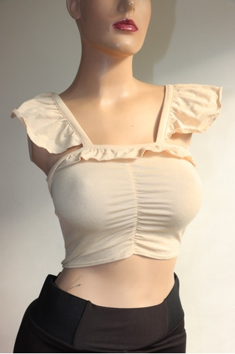 Hermosa Blusa Crop Top Juvenil Moda  