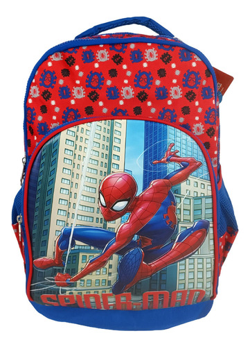 Morral Súper Spiderman In Action Diseño de la tela Multicolor