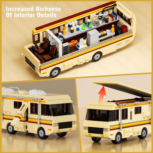 Y Para Break Bad Rv Model Car Camper Van Building Set