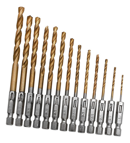 2 Juego De Brocas Helicoidales Para Aluminio, 2 Piezas