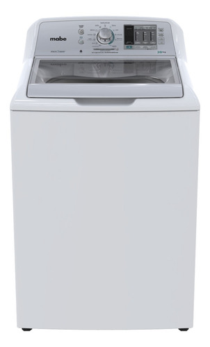 Lavadora automática Mabe LMH70201W blanca y plateada 20kg 120 V