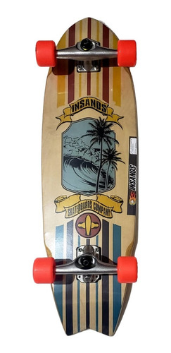 Skate Cruiser Simulador Surf  32''x 9''  Hondar Bones Rough