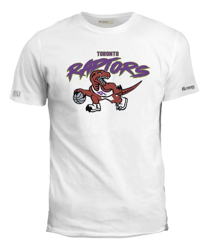 Camiseta Estampada Toronto Raptors Nba Basquetbol Ink