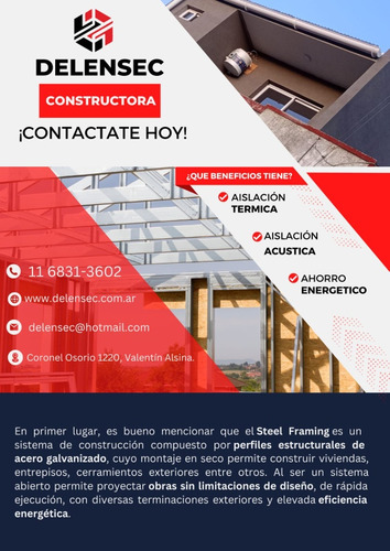 Steel Framing Construcción En Seco - X M2 Llave En Mano