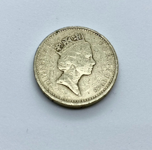  Moneda Gran Bretaña 1 Pound 1985 