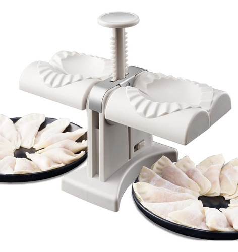 Molde Para Empanadas Maquina Dumplings Automática Doble Blanco