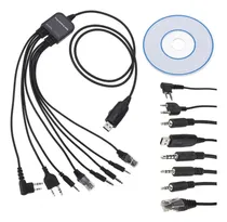 Comprar Cable Programación Usb 8en1, Kenwood, Baofeng, Motorola Icom