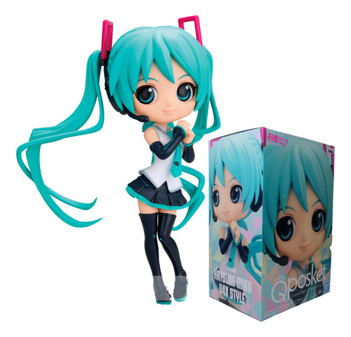 Imagen 1 de 5 de Figura Qposket Hatsune Miku Vocaloid V4x Style Versión B