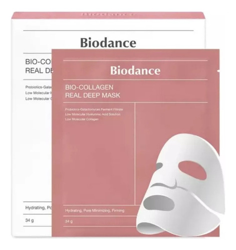 Sra. Sroje. Biocolágeno Mascarilla Real Profunda 4 Piezas