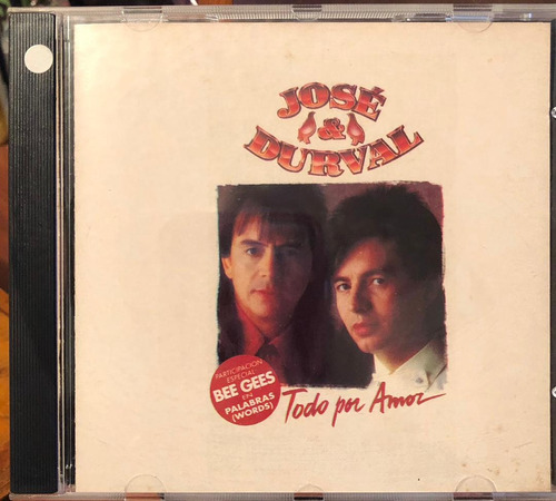 Cd - José & Durval / Todo Por Amor. Album (1993)