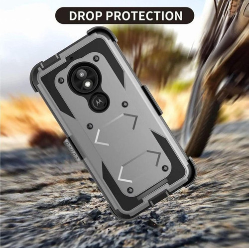 Case Moto G7 Power 3p Funda 360° C/ Gancho Correa C/ Vidrio