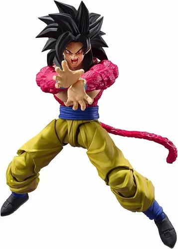 Goku Super Saiyajin 4 Boneco Colecionável em PVC