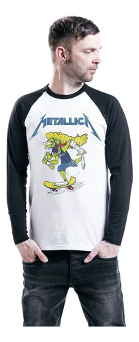 Sudadera De Manga Larga Para Hombre, Estilo Punk Rock, De Metallica