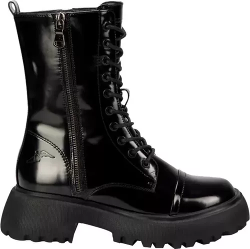 Bota Militar De Mujer Goodyear Negra De Calidad!