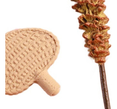 Miniatura Broom Y Fan Set Feather Duster 1:12 Dollhouse
