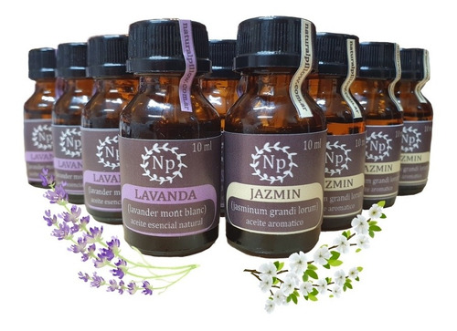 Imagen 5 de 5 de Aceite Esencial Aromático Jazmín Puro Aromaterapia Hornillo