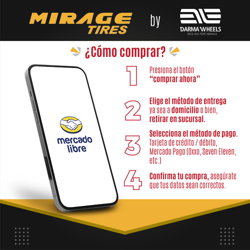 Paquete De 2 Llantas 155/70r13 75t Mirage Mr-166 Auto