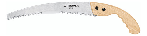 Serrucho Truper De Poda 12plg Hoja Curva 6 Dpp, Mango Madera