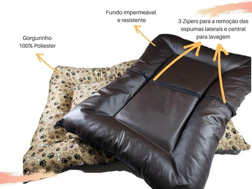 Colchonete Cama Caminha Grande Pet Cães Impermeavel Premium