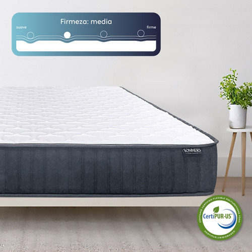 Colchón Super King Comprimido Advanced 200x200x25 Cm Sommers