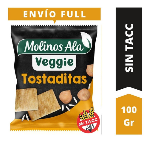 Tostadas De Arroz Y Garbanzo Veggie X 100 G - Sin Tacc