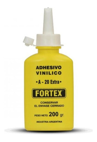 Cola Vinílica Adhesiva Fortex X 200gr Madera Pico Mm