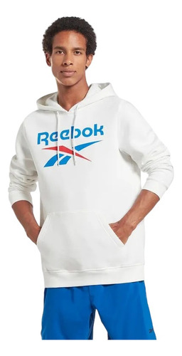 Buzo Hoodie Reebok Hombre Ri Bl Fleece 