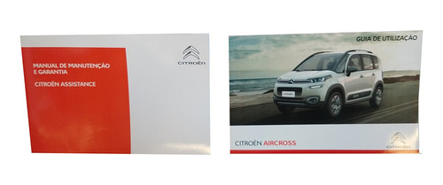 Kit Manuais Proprietario Aircross Citroën Lbrcman075