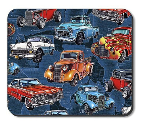 Mouse Pad De Marca Imagen De Hot Rod Trucks Por Dan Mor...