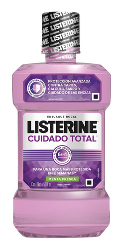 Listerine Cuidado Total Con Fluor 500ml